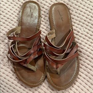 Universal Thread Strappy Brown Sandals